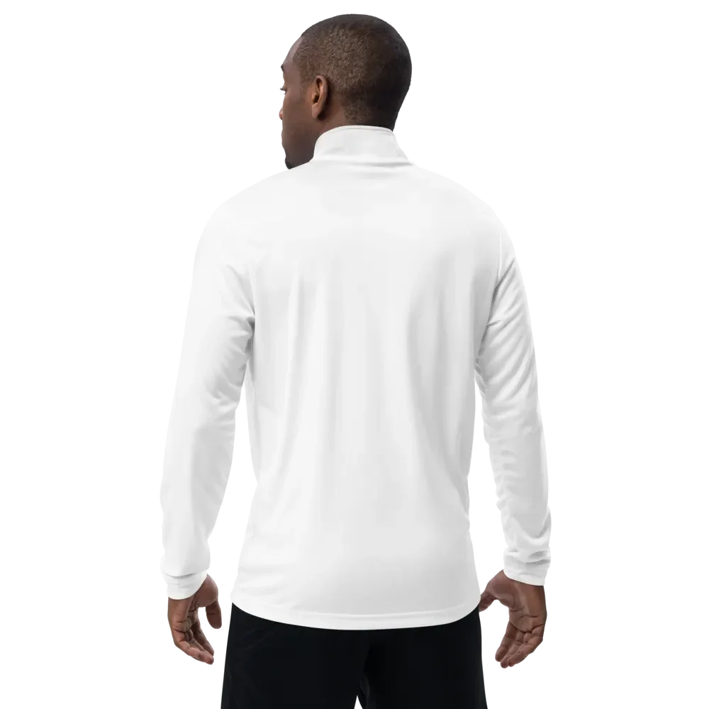 CSG x Adidas Lightweight Quarter-Zip Golf Pullover - (Unisex) White product image (2)