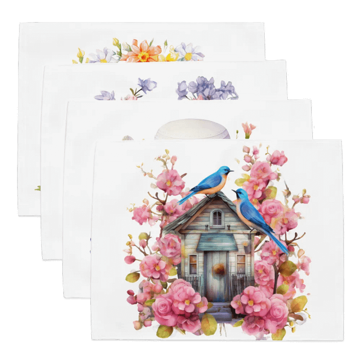 Whimsical Floral Haven Placemats (Set of 4) product image (1)