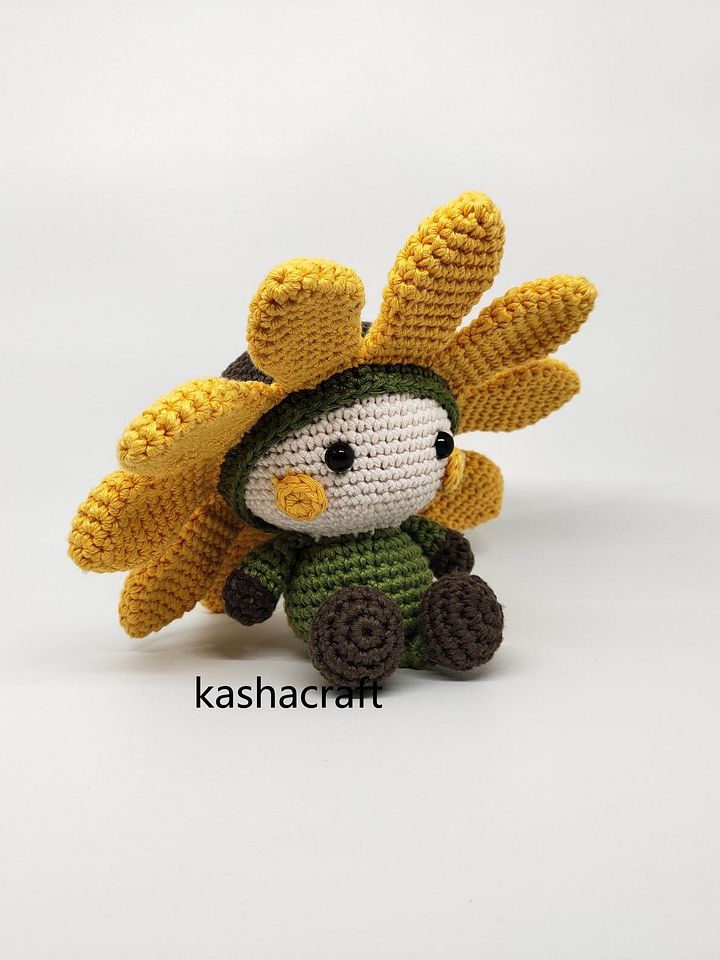 Sunny The Sunflower Amigurumi Crochet Doll Pattern Instruction product image (1)