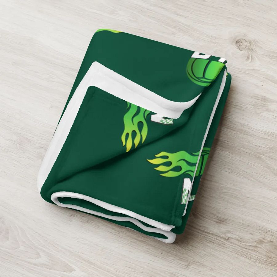 MSLA Green Throw Blanket product image (6)