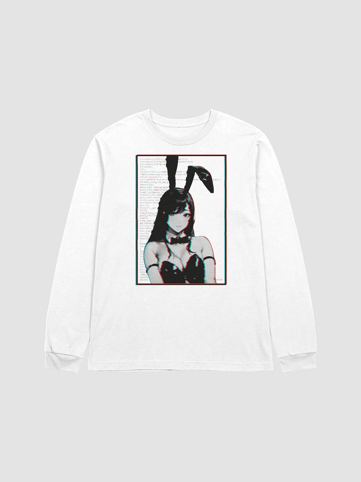 Panic Glitchy Bunny Girl Long Sleeve Tee product image (1)