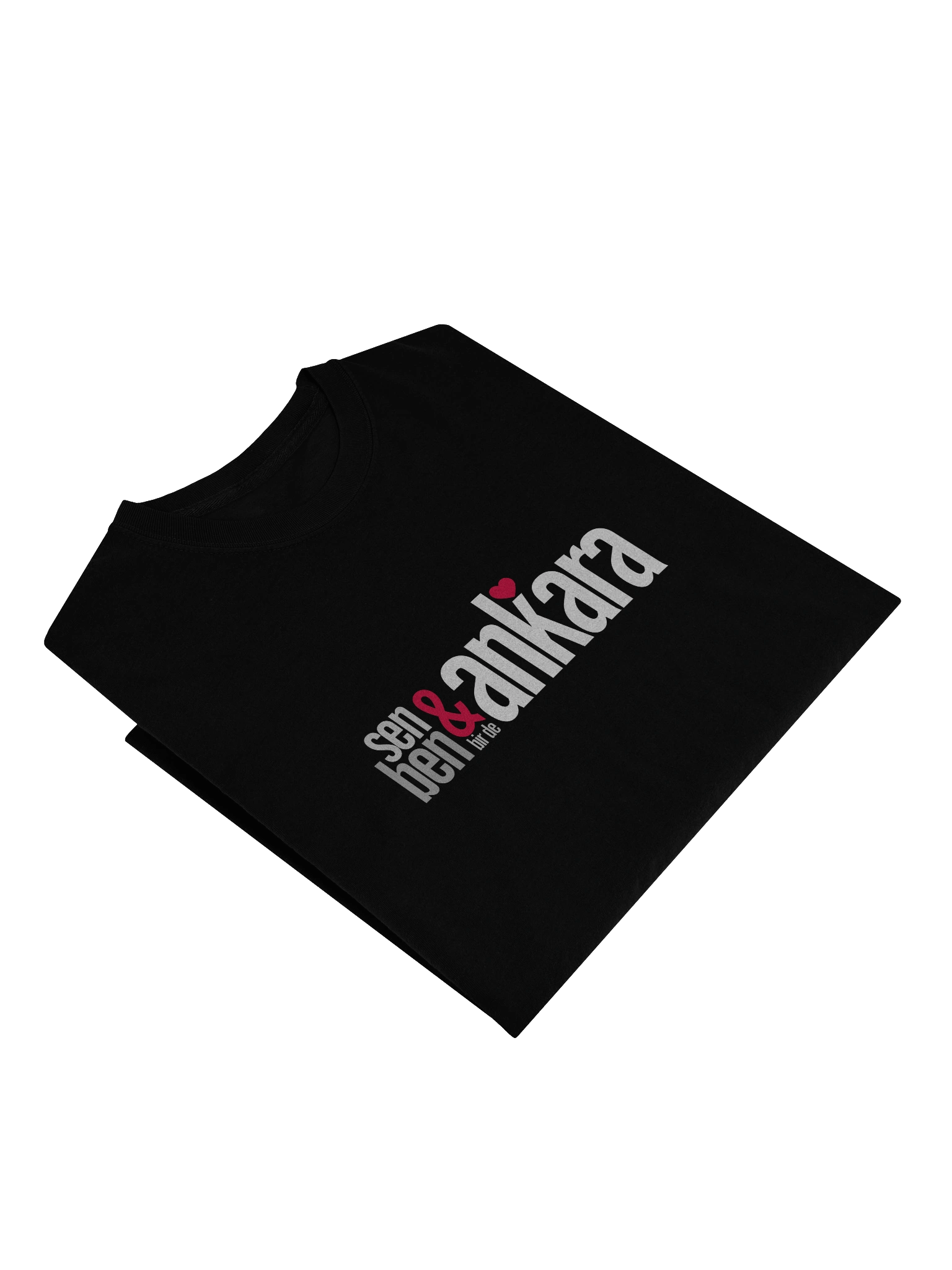 Ankara Aşkının Yumuşak Pamuk Hikayesi: Sen & Ben Bir de Ankara Tasarımlı Comfort Colors Uzun Kollu T-Shirt product image (4)