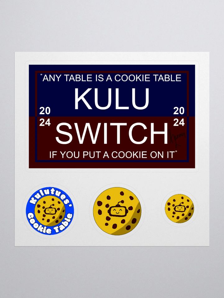 Sticker Sheet - Cookie Table by Hanner product image (2)