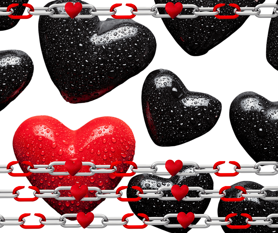 Captured Hearts Swim Trunks product image (11)