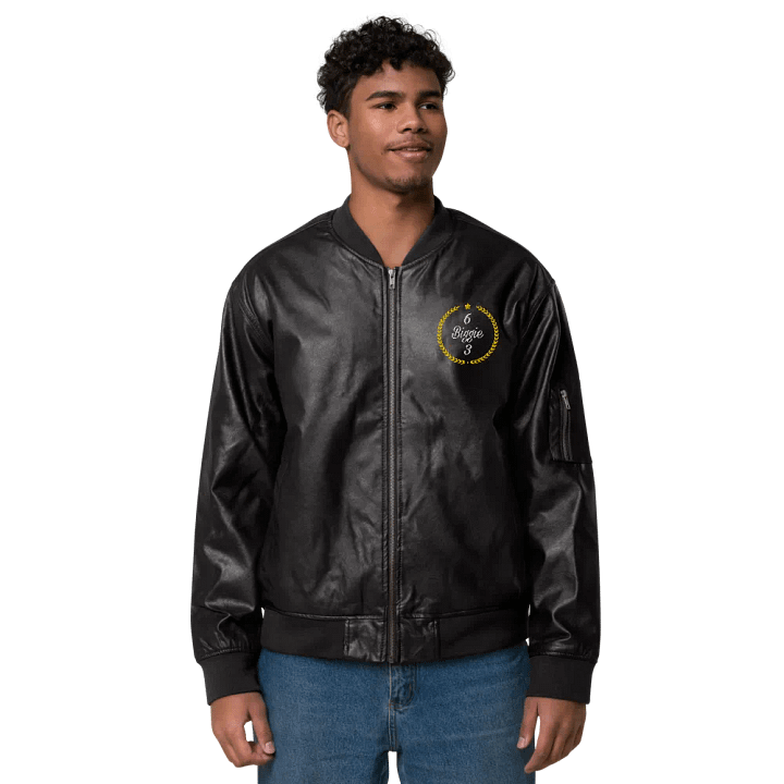 Urbanite Classic Faux Leather Bomber product image (2)
