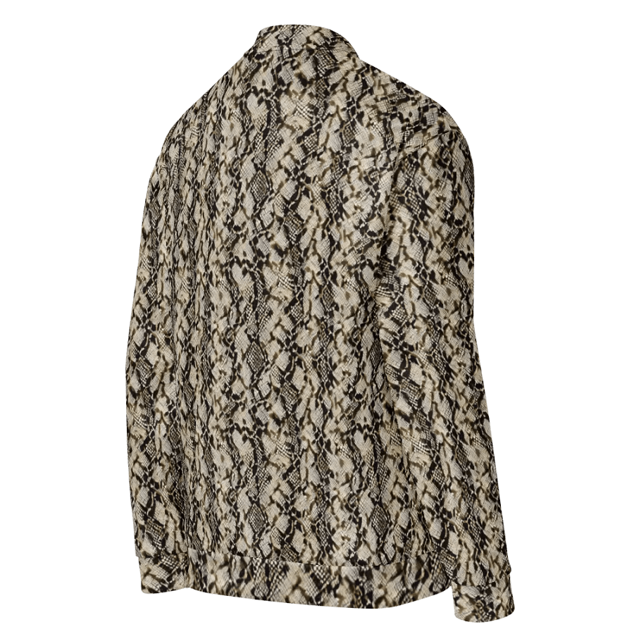 Beige Snake Pattern Woman Jacket product image (4)