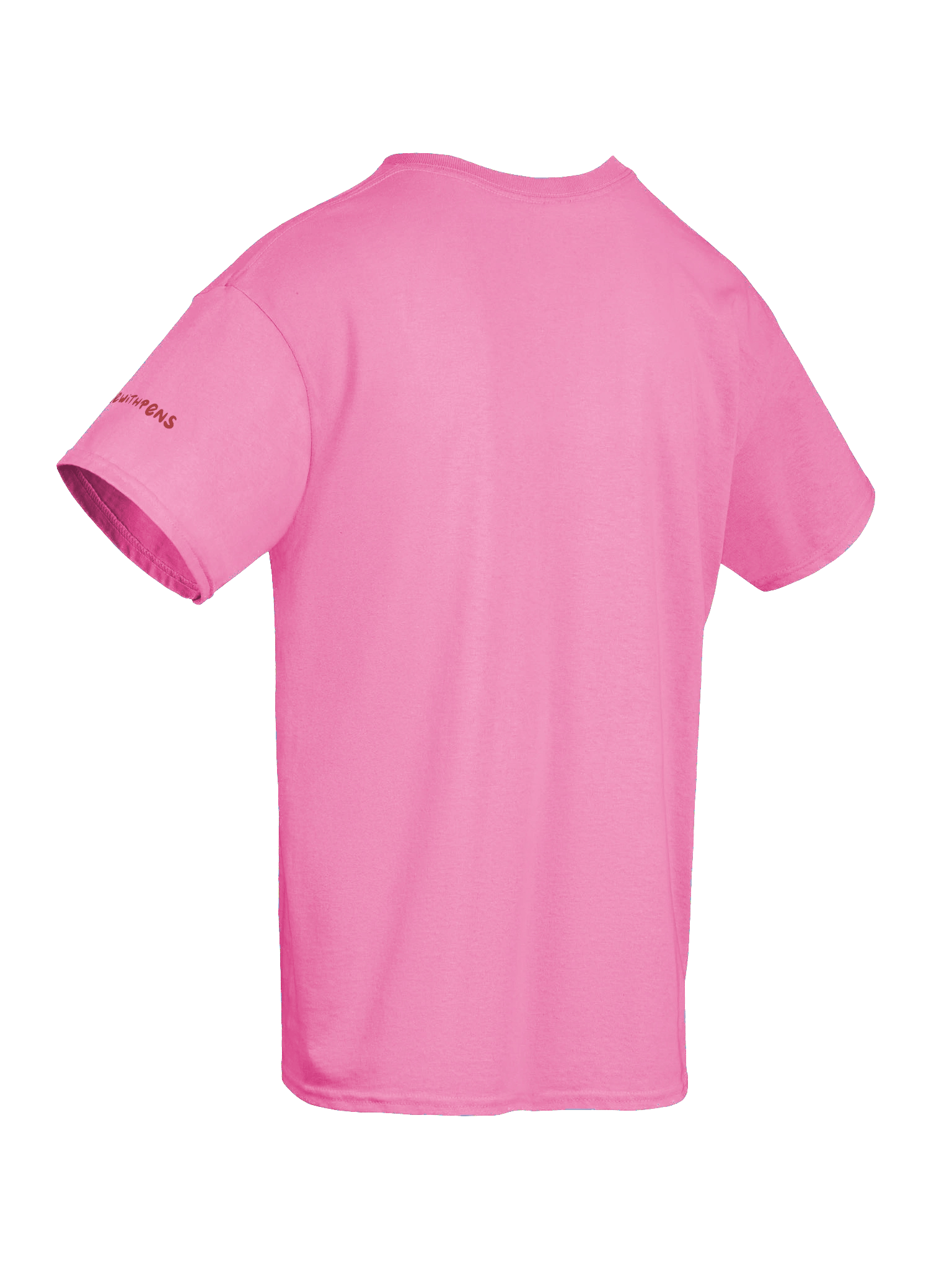 having fun is not a sin red on pink t-shirt product image (20)