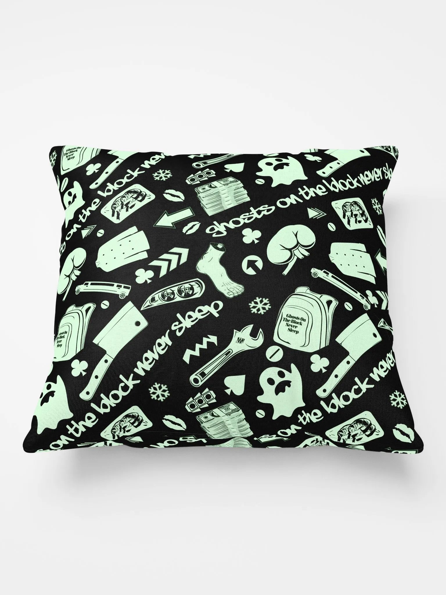 A8M - Ghosts On The Block Never Sleep Shorty Pillow (Creamy April) product image (1)