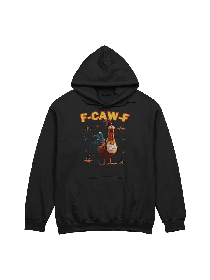 “F-CAW-F Thanksgiving Rooster Hoodie – Cozy Holiday Edition by Fitzroy Creator” product image (4)