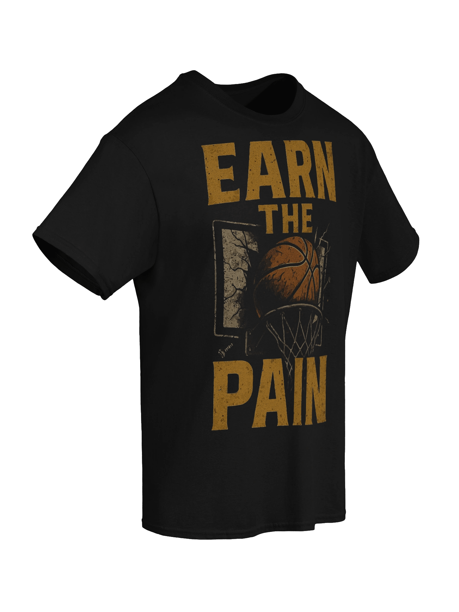 “Earn the Pain” Basketball Motivation Tee product image (8)