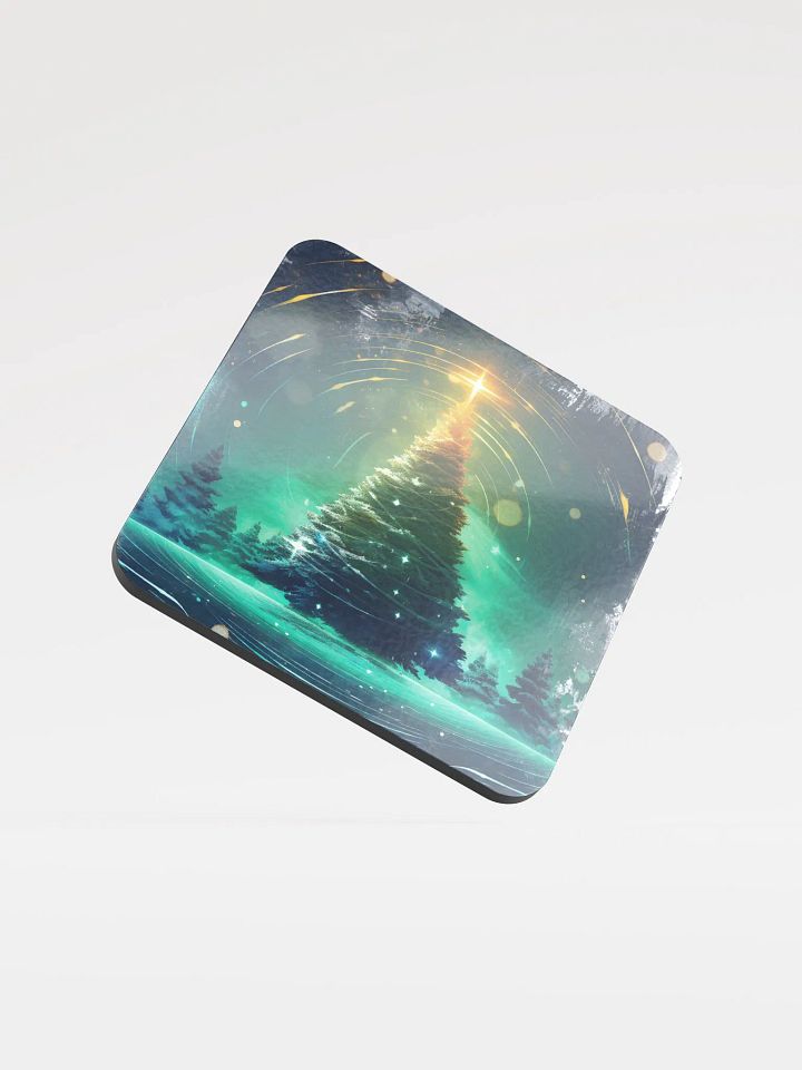 It's Christmas Glossed Cork Coaster product image (1)