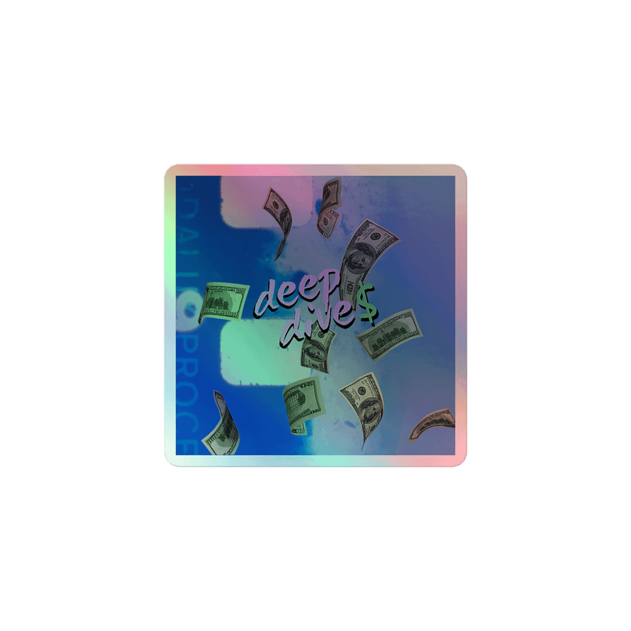 deep dive$ Holographic Sticker - Special Edition product image (1)