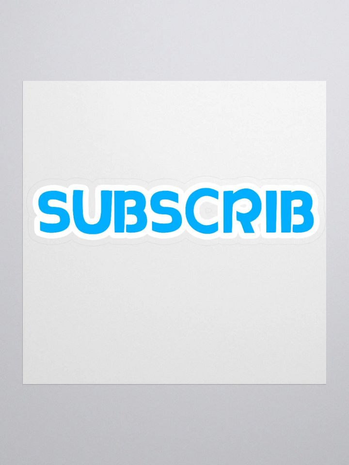 SUBSCRIB STICKER product image (4)