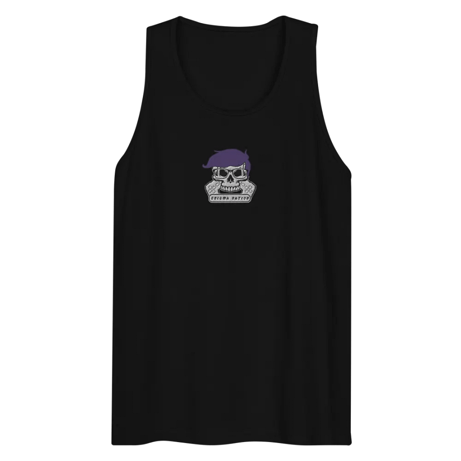 Enigma Nation Cotton Heritage Men's Premium Tank Top (EMBRODERED) product image (23)