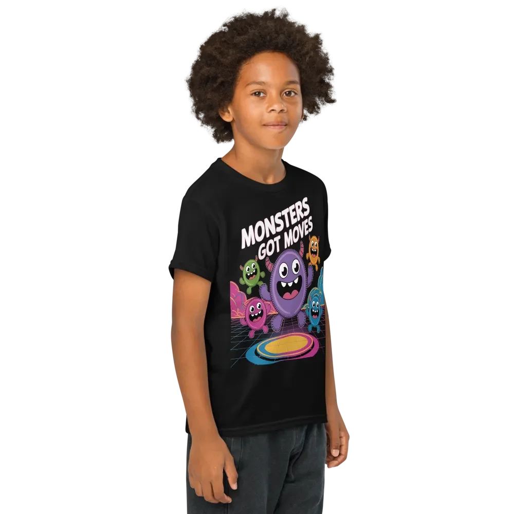 Monsters Got Moves Cool Youth Sports Tee product image (4)