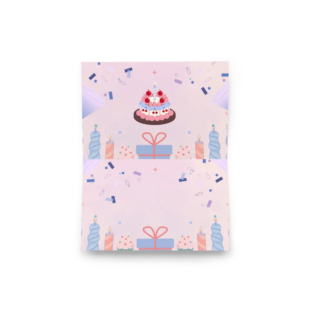 Happy & Blessed Birthday Card product image (3)