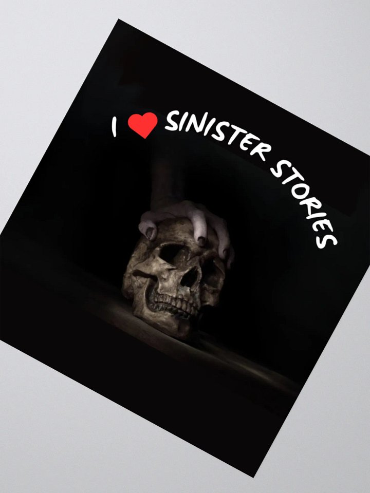 Sinister Skull Grip Sticker – Blackout Edition product image (7)