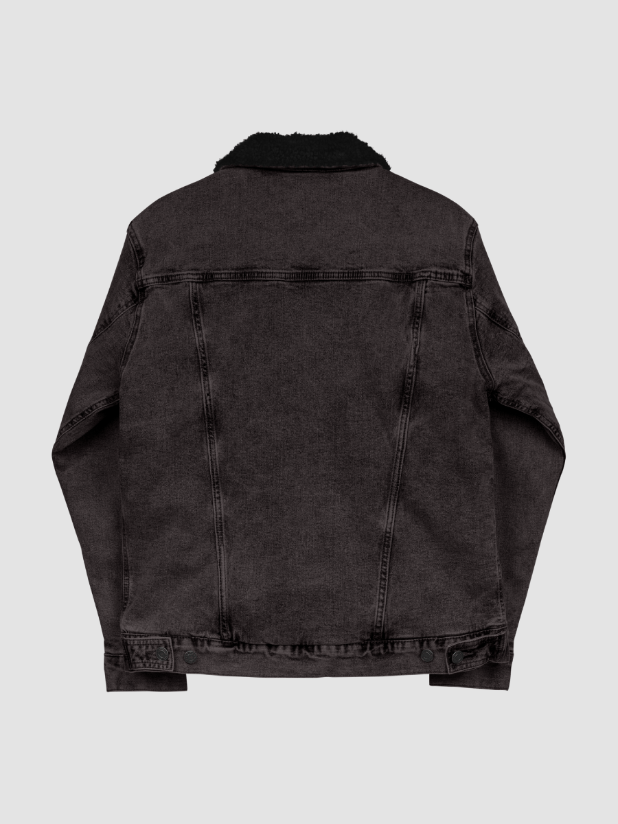 Bubbly and a B*tch Unisex Sherpa Denim Jacket product image (2)