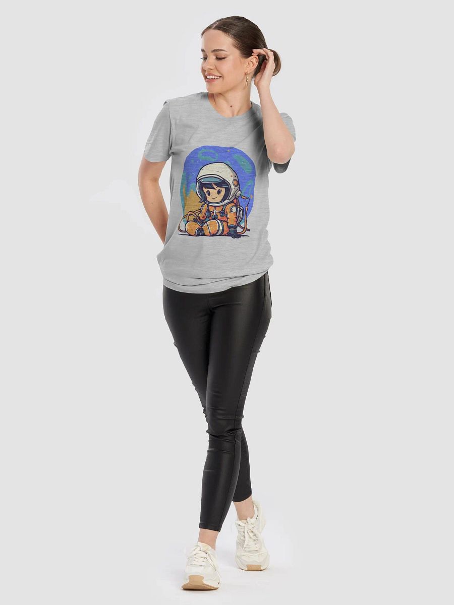 Starry Space Smiles Astronaut T-Shirt product image (10)