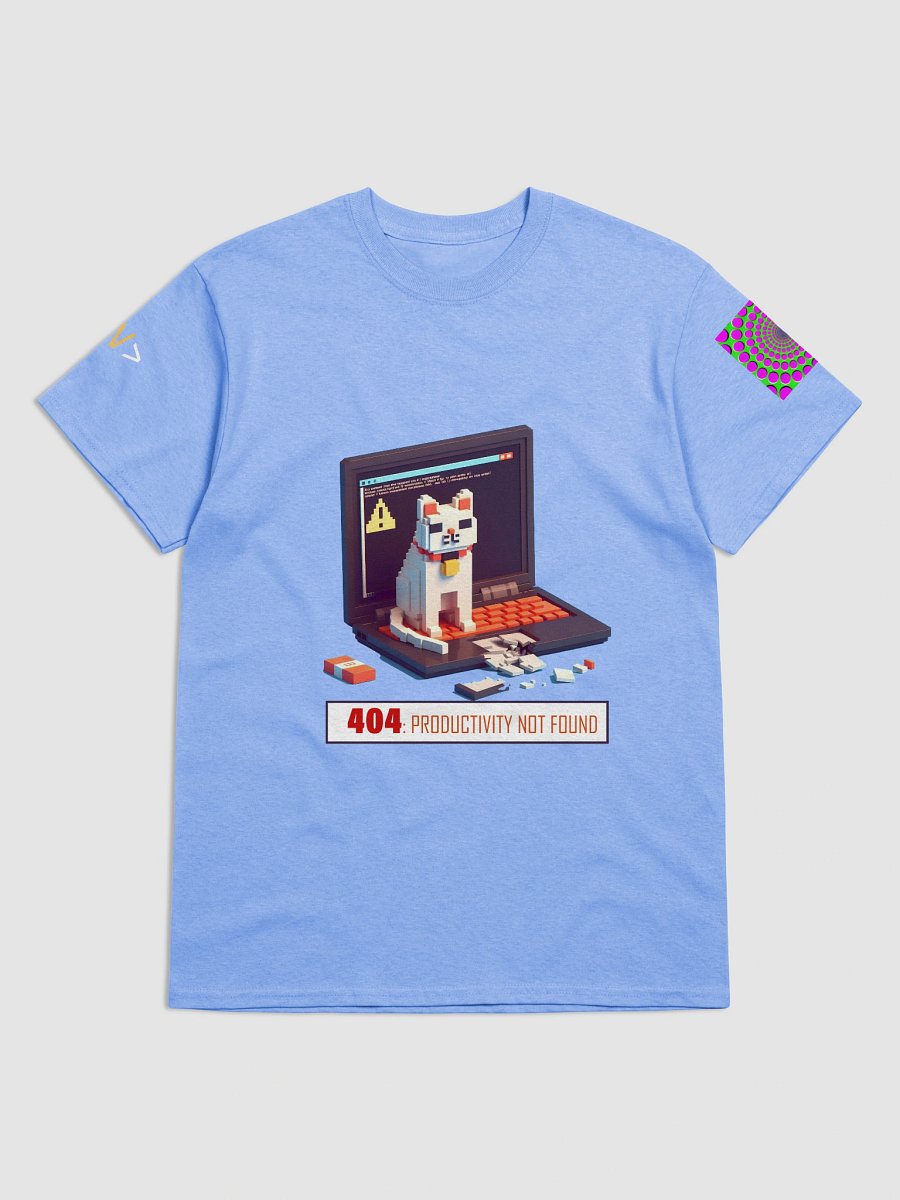 404 Cat Tee – Debug Life, Purr-fectly Broken product image (1)