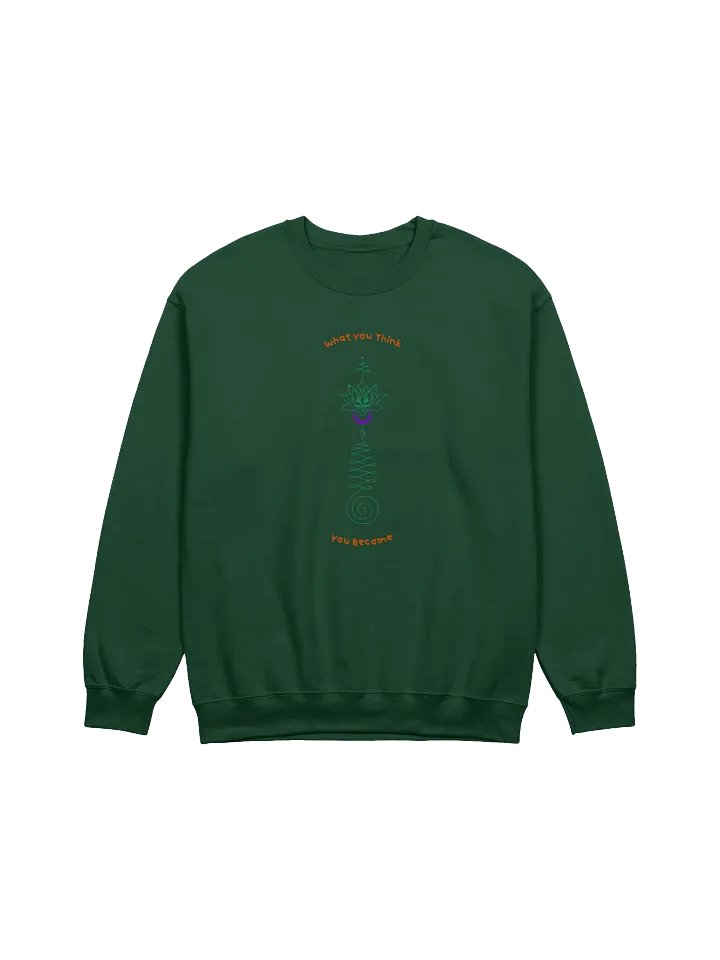 What You Think You Become Enchanting Lotus Sweatshirt product image (1)