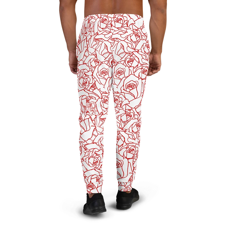 Loads of Roses · white-red joggers product image (2)