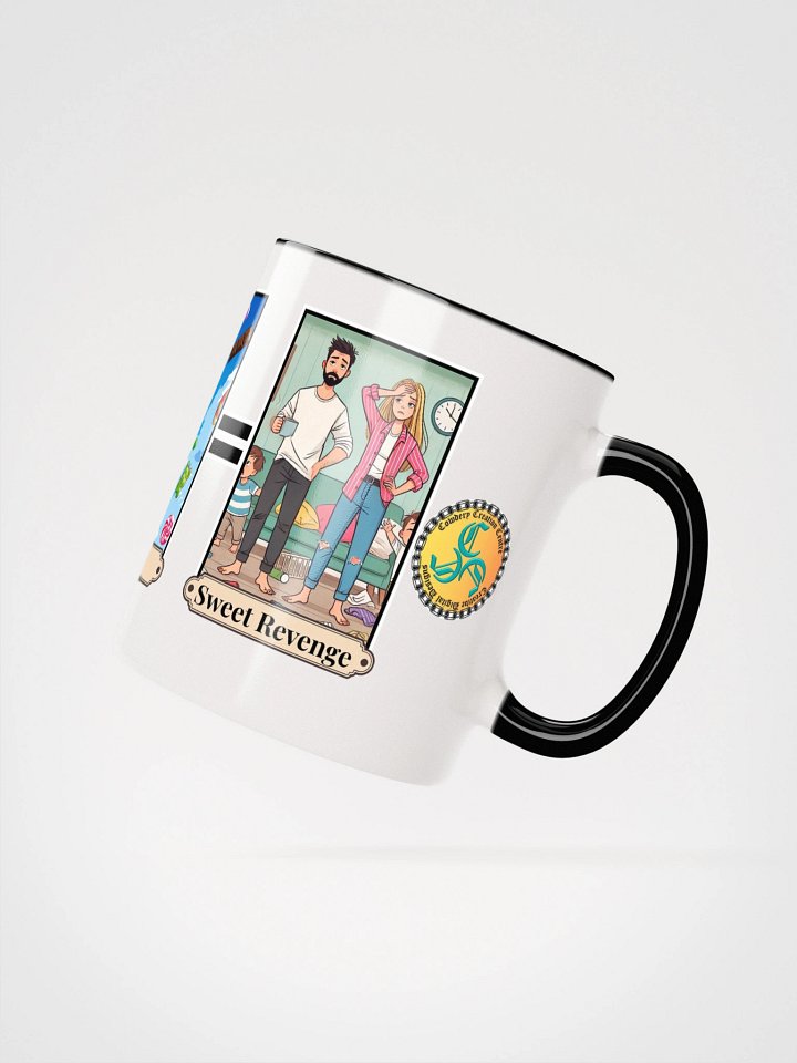 Grandkids + Candy = Sweet Revenge (Both) 2-Tone Ceramic Mug product image (2)
