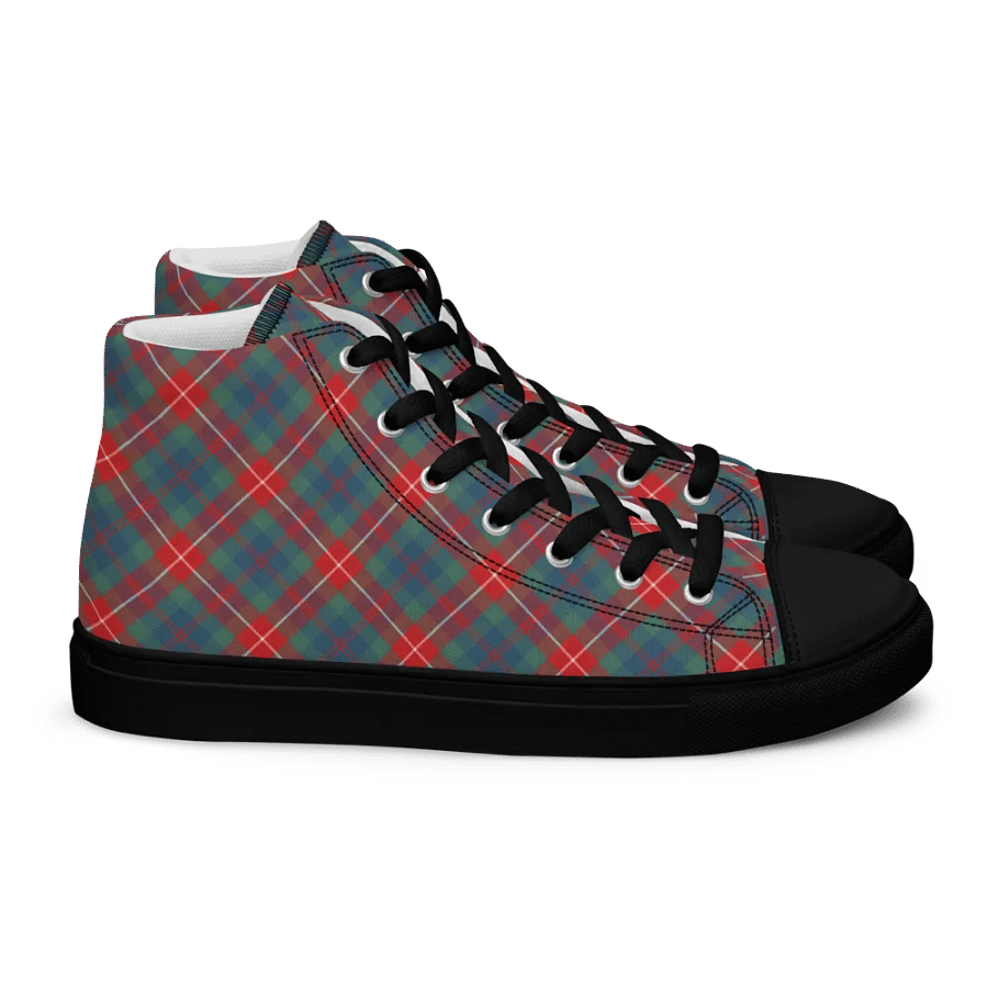 Fraser Ancient Tartan Men's High Top Shoes product image (3)
