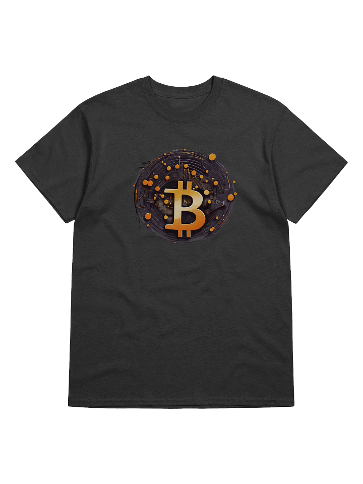 Bitcoin Tech Logo Tee, Trendy Graphic Shirt, Perfect Gift for Crypto Fans product image (1)