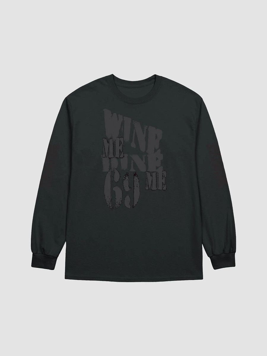 Wine Me - BLACK | Gildan Ultra Cotton Long Sleeve T-Shirt product image (4)