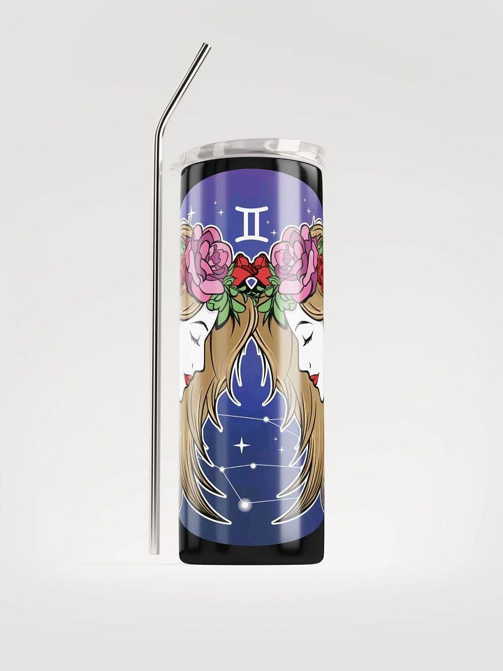 Floral Gemini Stainless Steel Tumbler product image (2)