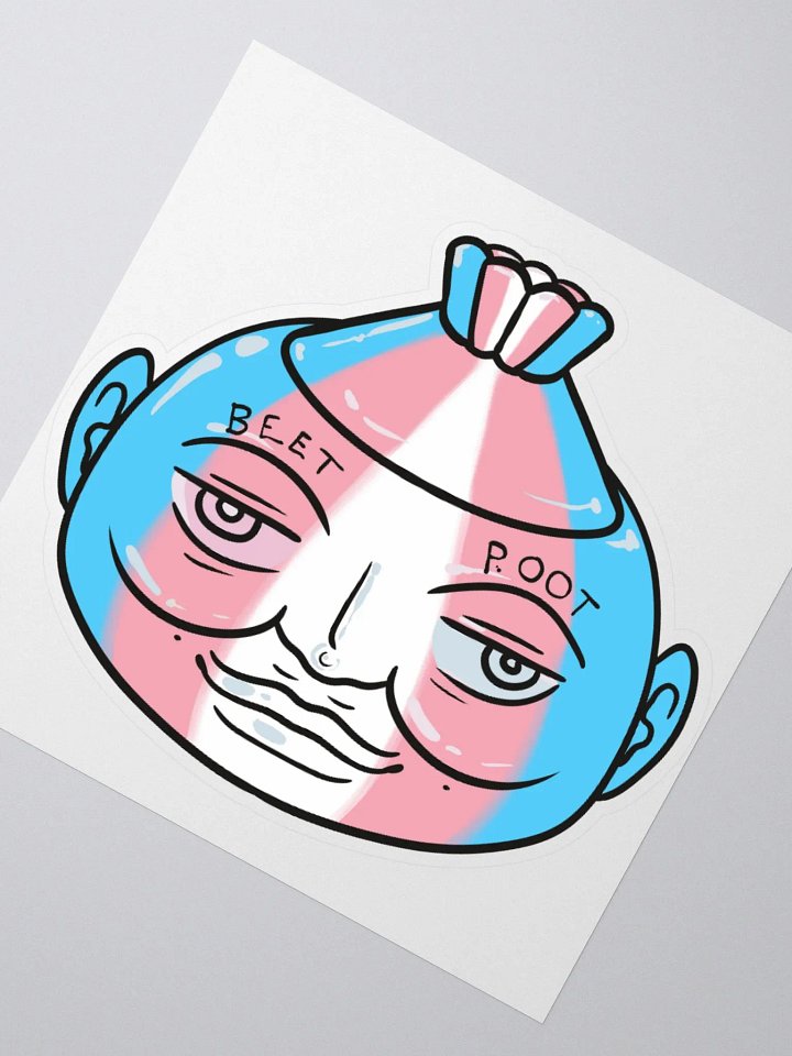 Trans Poot bubble free stickers product image (1)