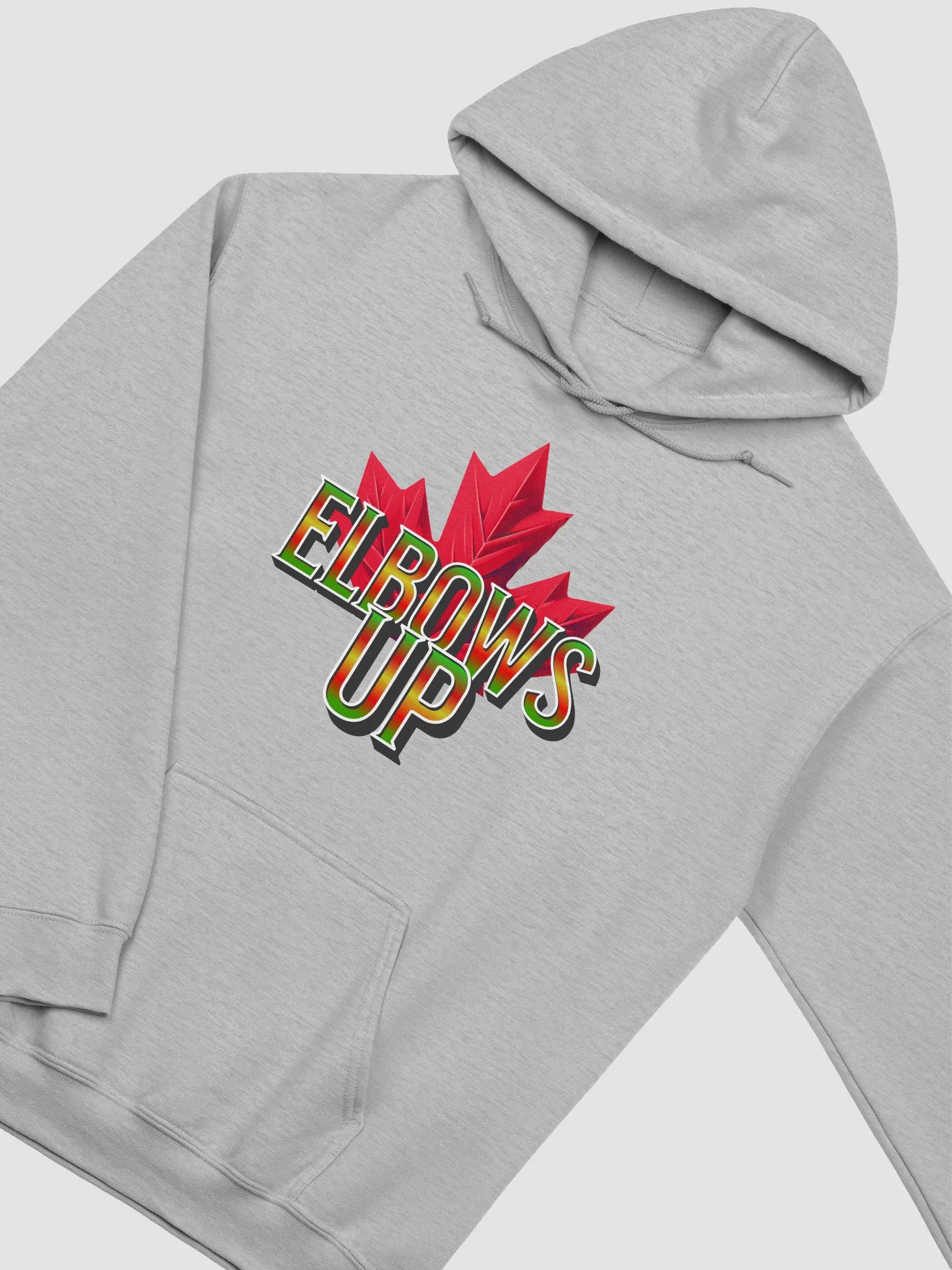 Elbows Up Maple Leaf Gradient Classic Hoodie product image (22)