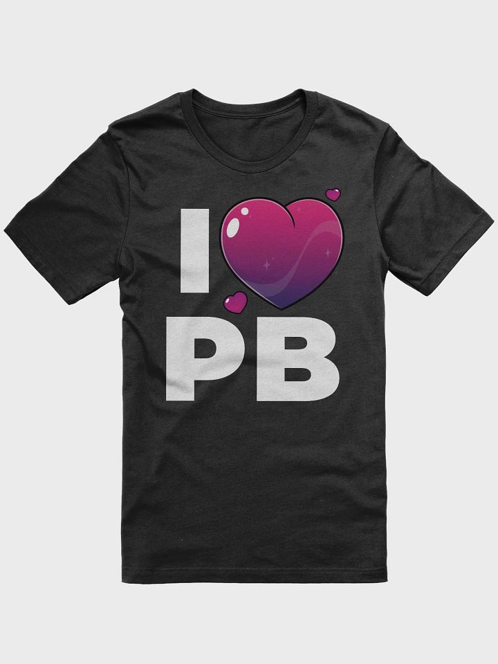 I <3 PB T-Shirt (Black) product image (1)