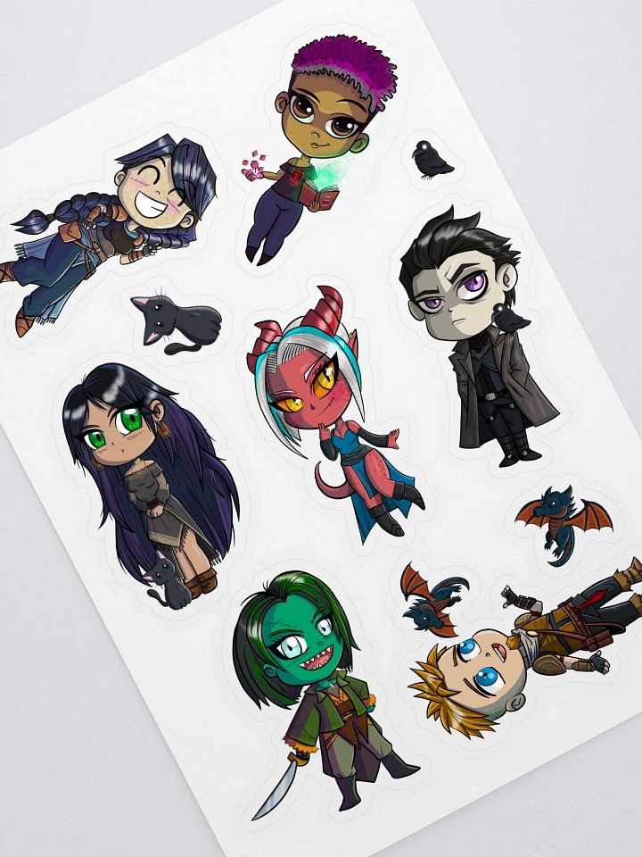 Chibi sticker set product image (1)