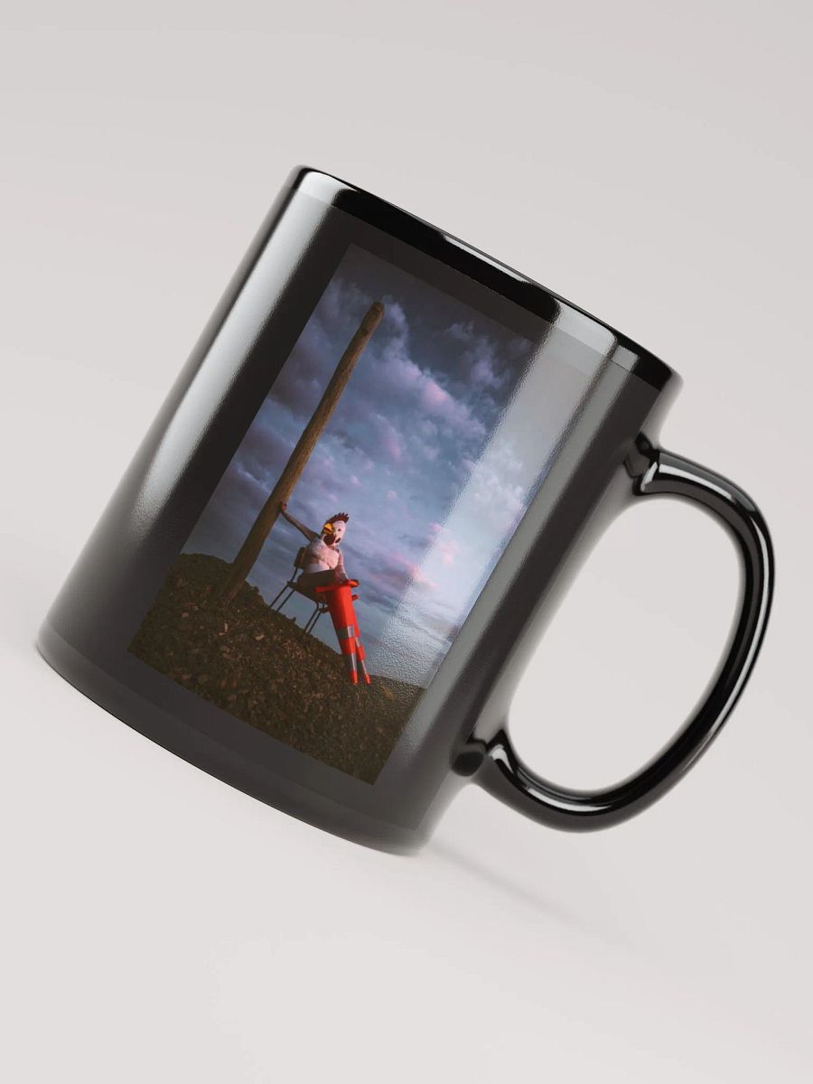 Liddles conetucky glossy black mug product image (4)
