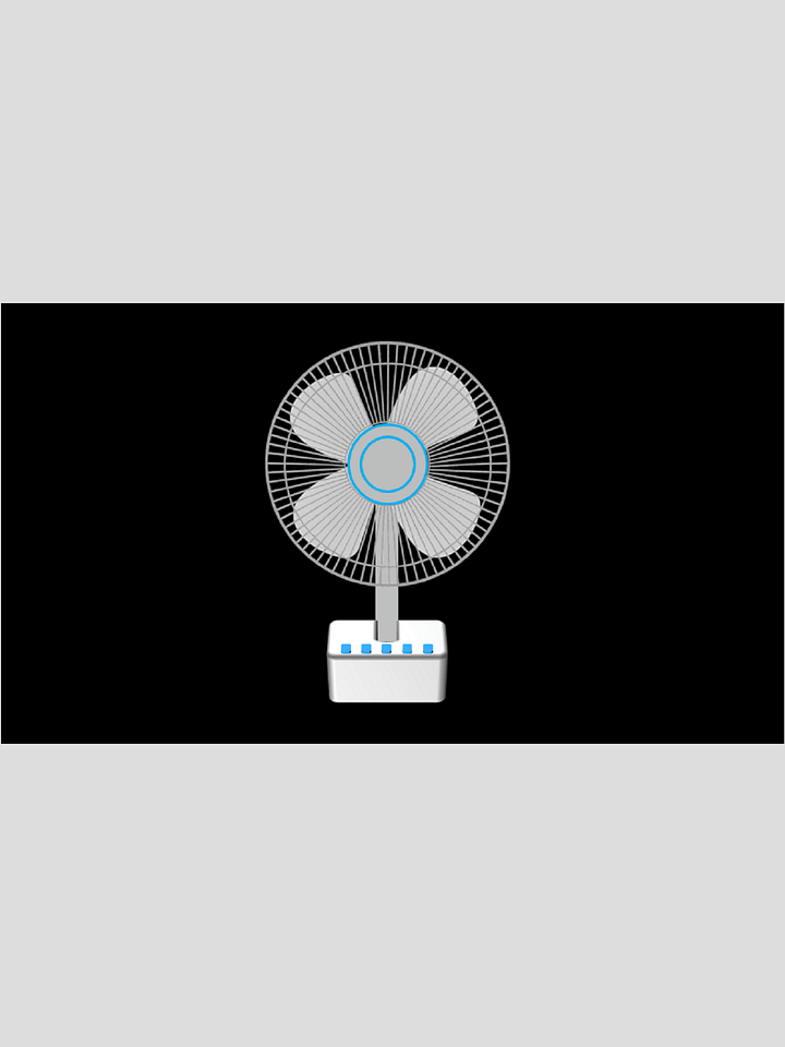 Table Fan PowerPoint Presentation product image (1)