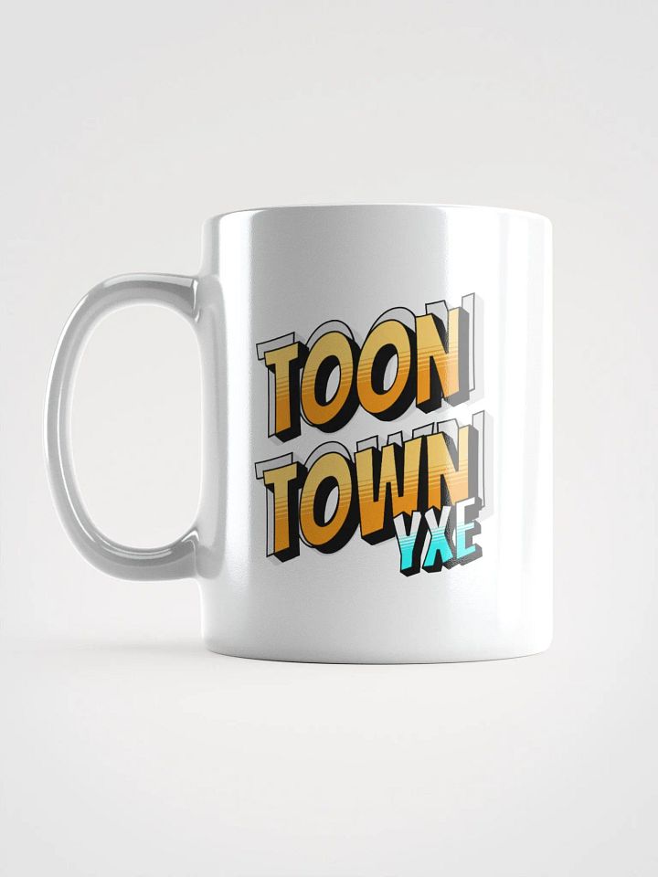 Toon Town YXE White Glossy Mug product image (1)