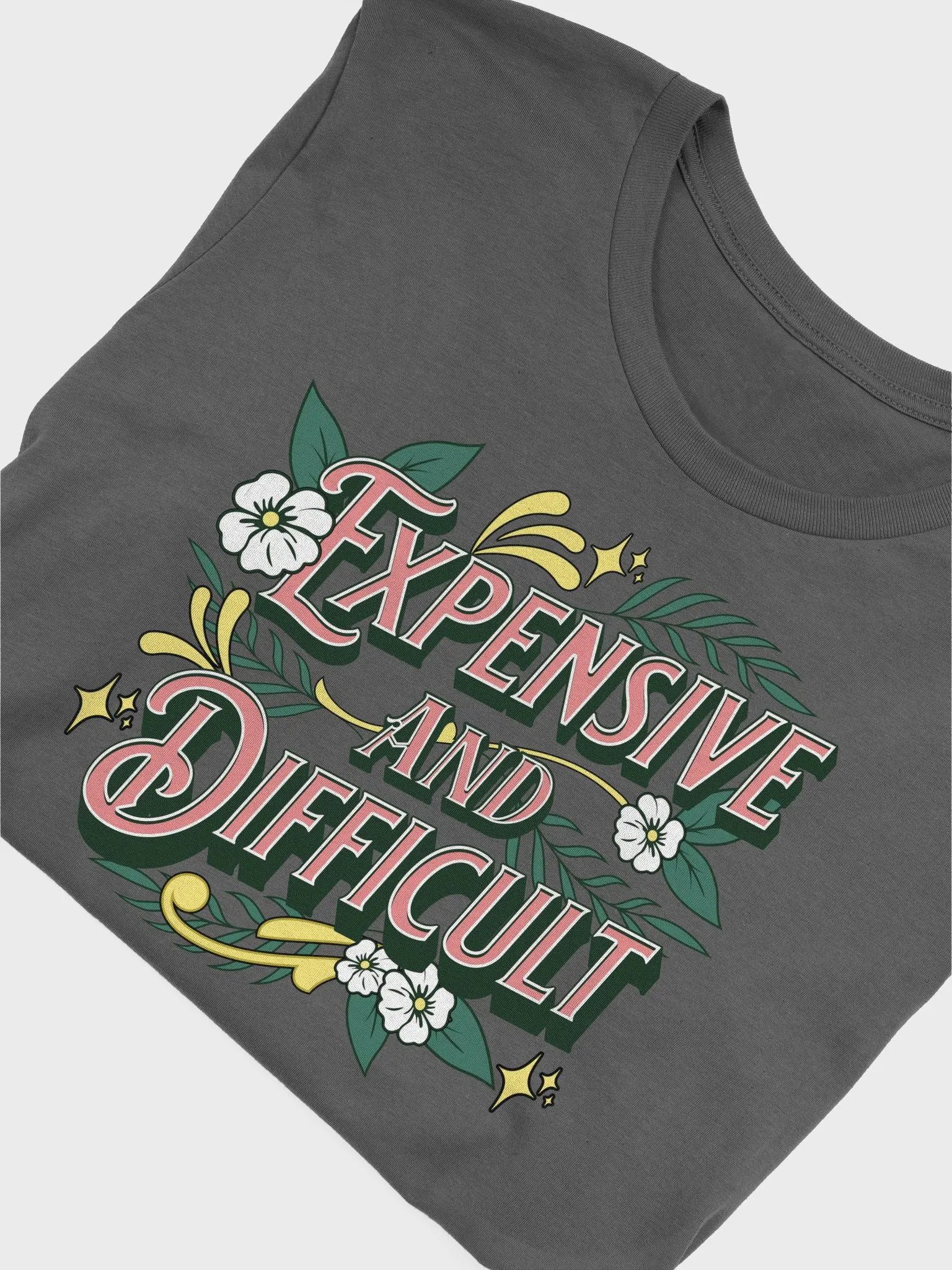 Elegance And Difficult Flowery T-Shirt product image (3)