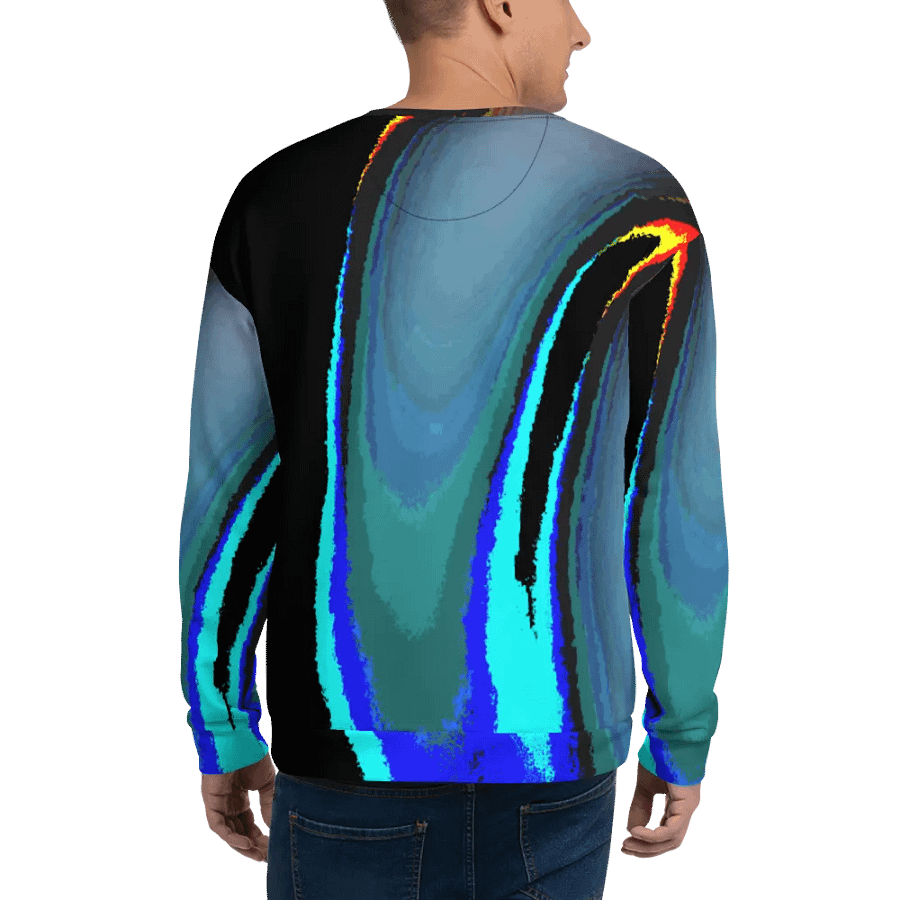 Cool Darker Abstract Swirl Unisex Sweatshirt product image (7)