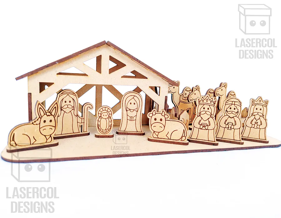 Nativity Scene - Christmas Gift - Laser Cut Files product image (4)