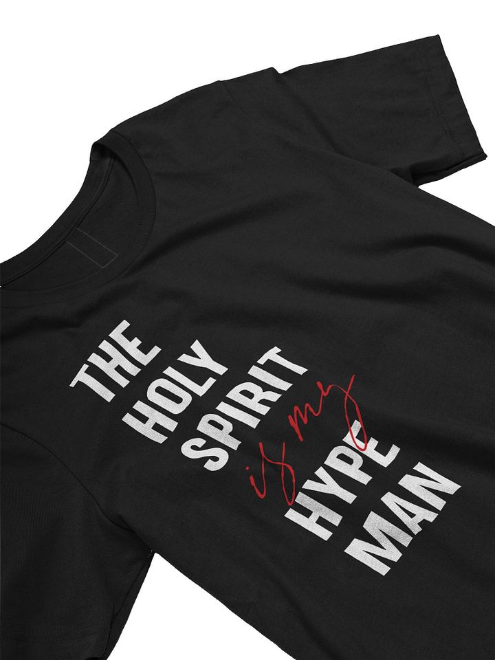 The Holy Spirit Is My Hype Man (Women's) Black T-Shirt product image (2)