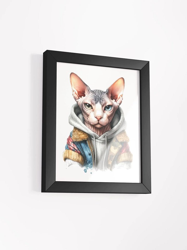 Sphynx Cat Art, Sphynx Cat Printable product image (3)