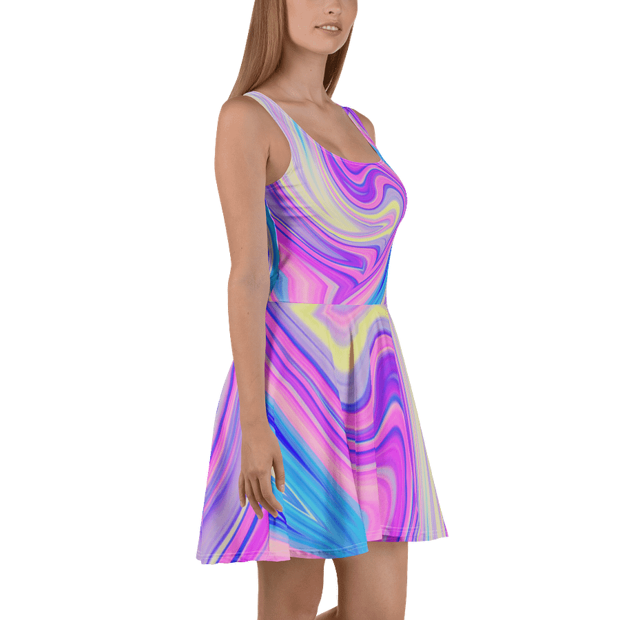 Impressive Waves Skater Dress product image (3)