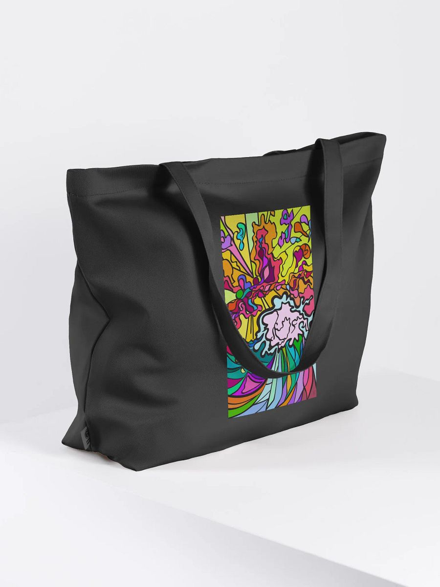Psychedelic Swirl Eco Tote – Wave at Sunset product image (2)
