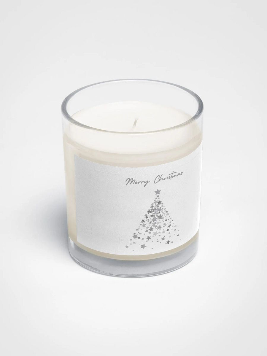 Silver Star Christmas Tree Candle product image (2)