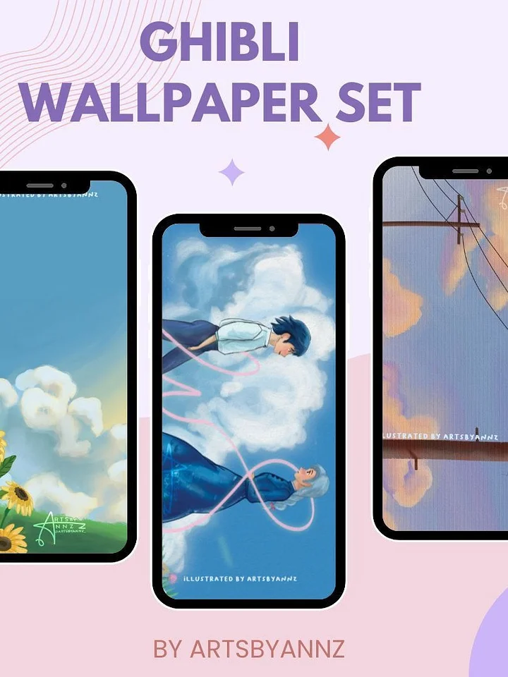 Studio Ghibli Fanart Wallpaper Art product image (1)