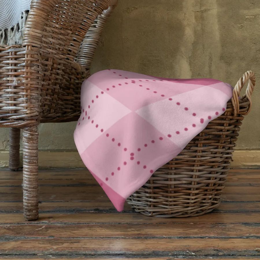 Pink And White Axolotl Blanket product image (10)