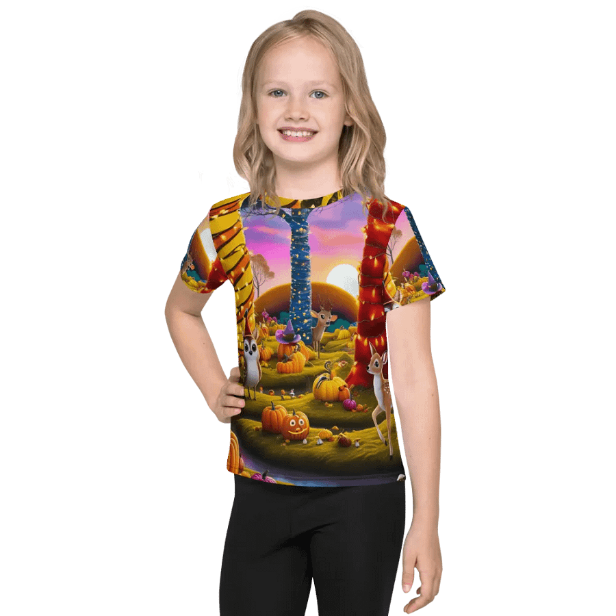 Boo-tiful Pumpkins Bash Kids T Shirt product image (1)