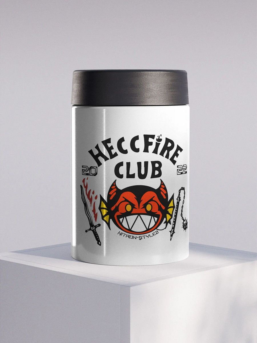 Weirder Stuff Collection - Heccfire Club Stainless Steel Koozie product image (3)